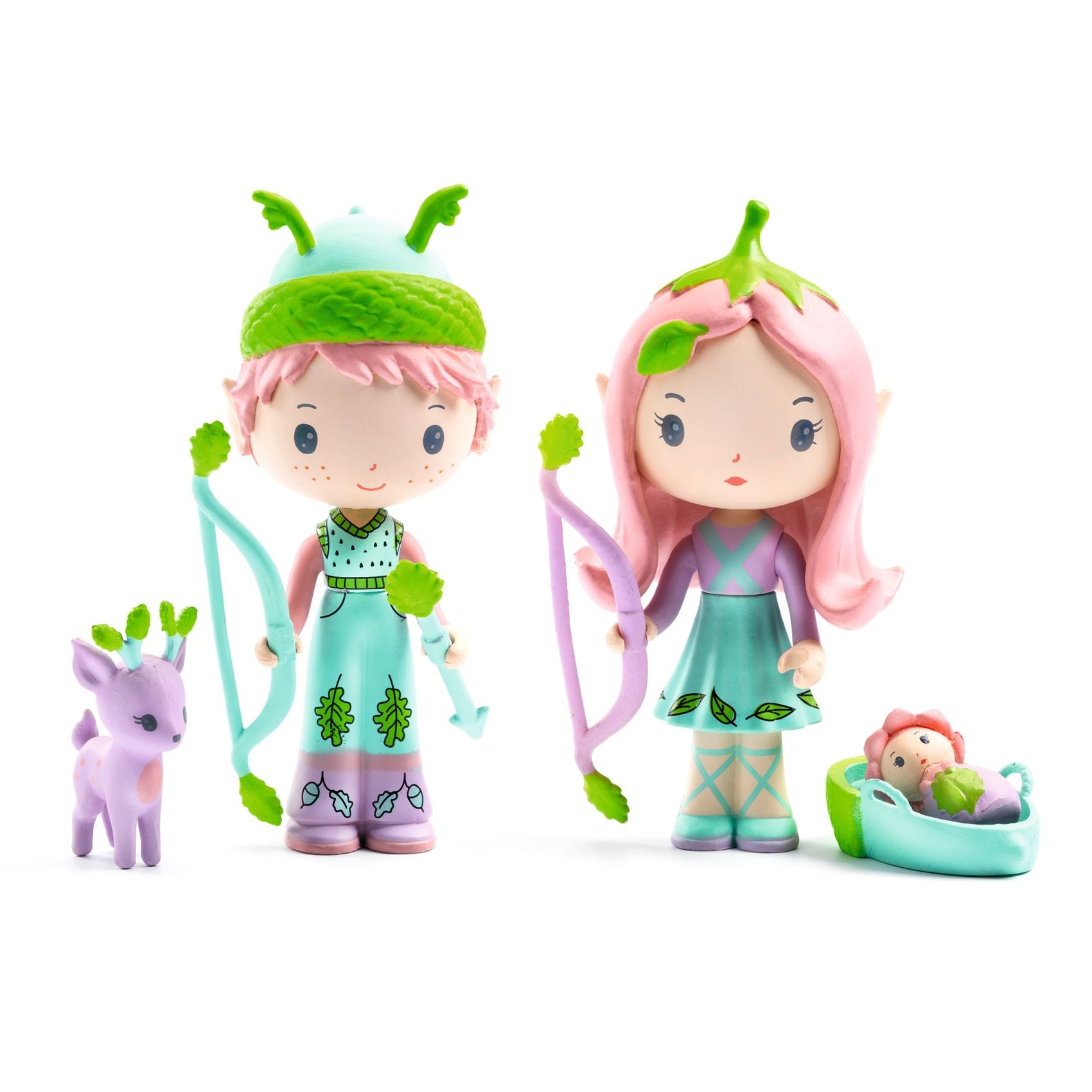Djeco - Tinyly Lily & Sylvestre Figurines - Collectibles