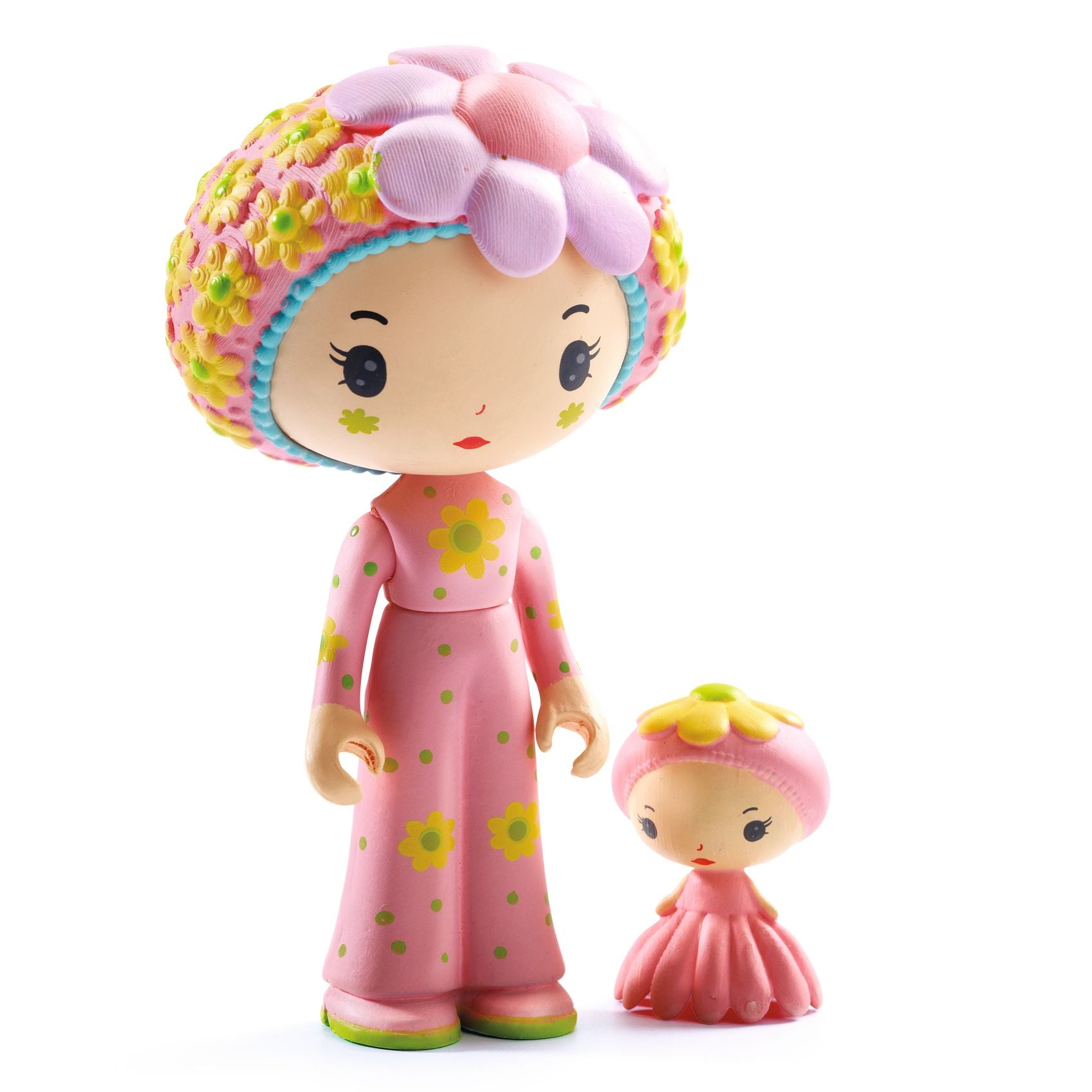 Djeco - Tinyly Rose Tinyroom with Figurines - Collectibles