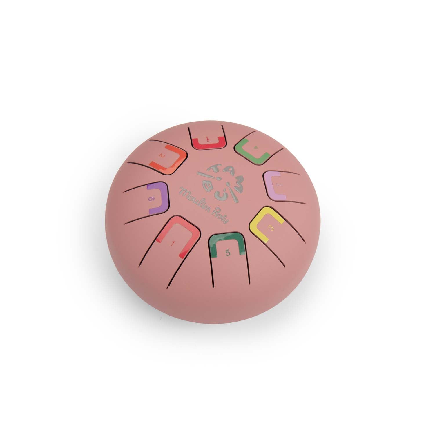 Moulin Roty - Tongue Drum M (Blush Pink) - Music