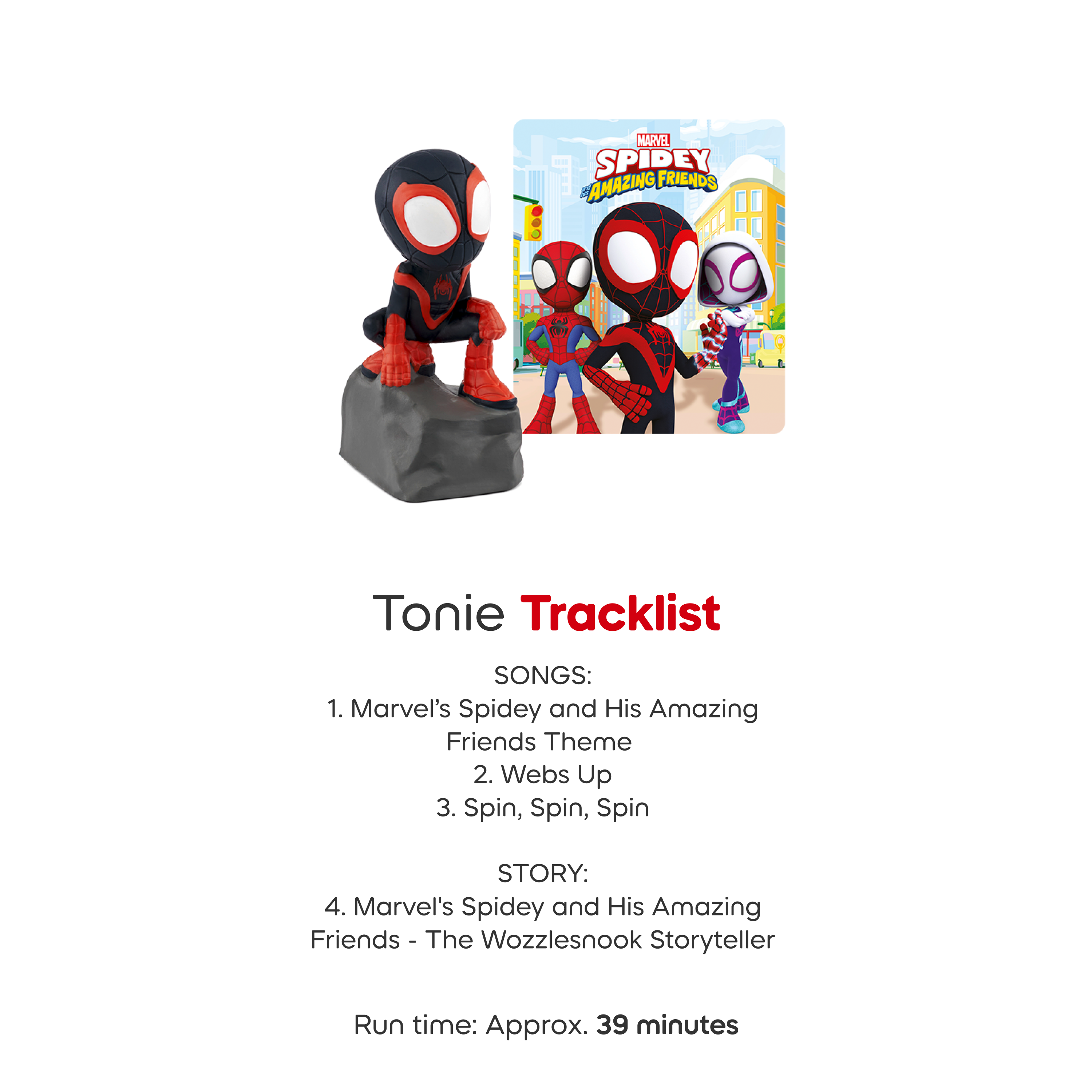 Exclusive Toniebox 2 Spidey & Friends Bundle: Sunset Red