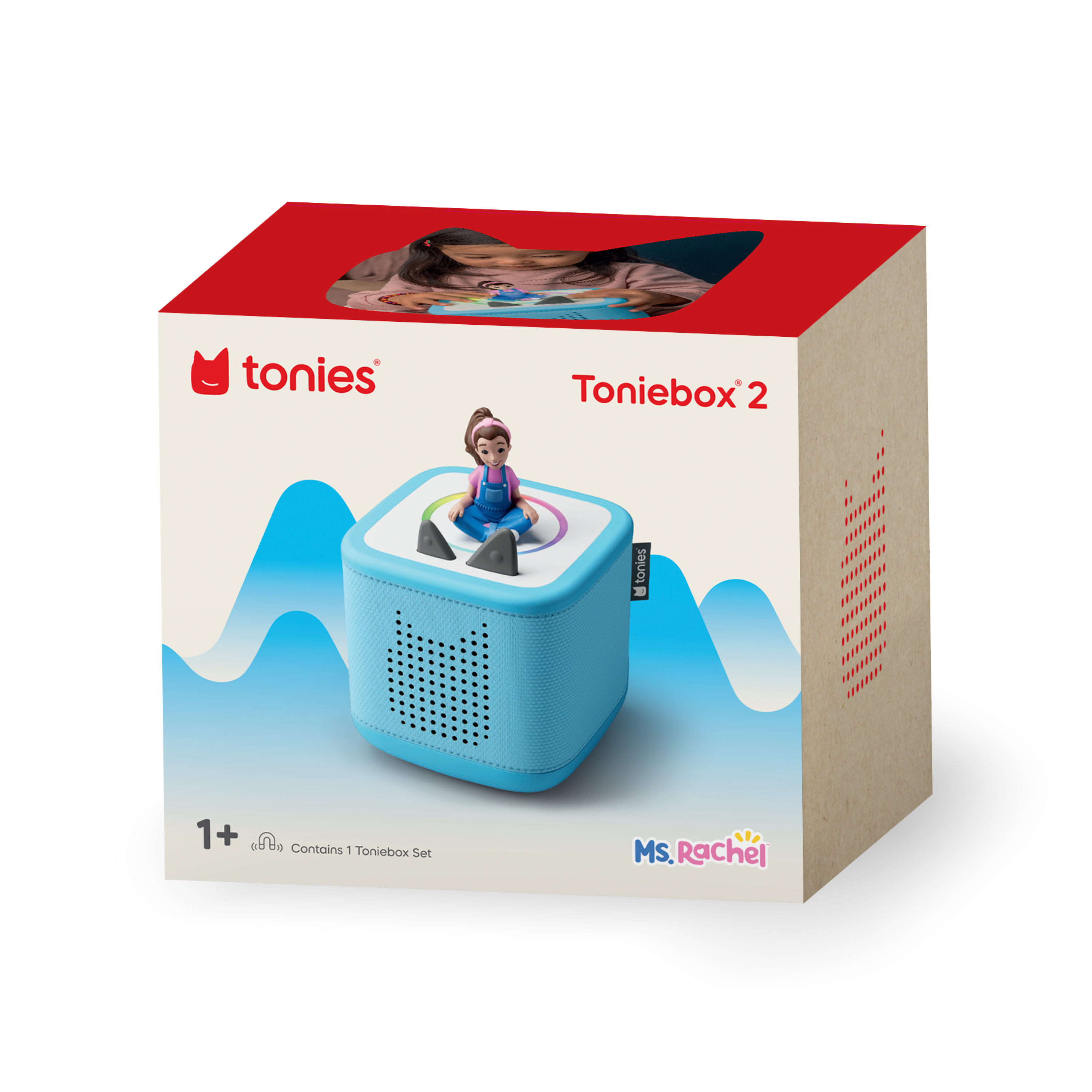 Tonies Ms. Rachel Toniebox 2 Starter Set - Sky Blue