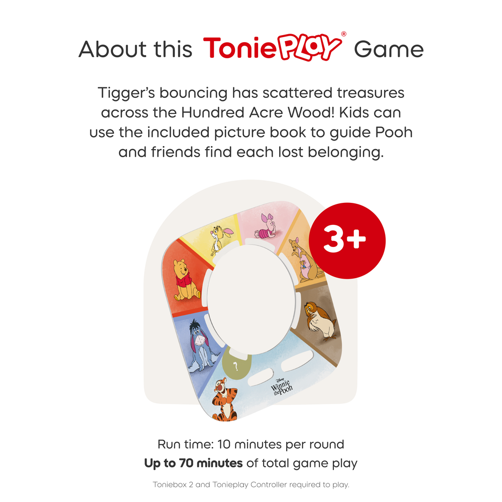 Tonies - Tonies Disney Winnie the Pooh Toniebox 2 Play Set - Sunset Red - Electronics