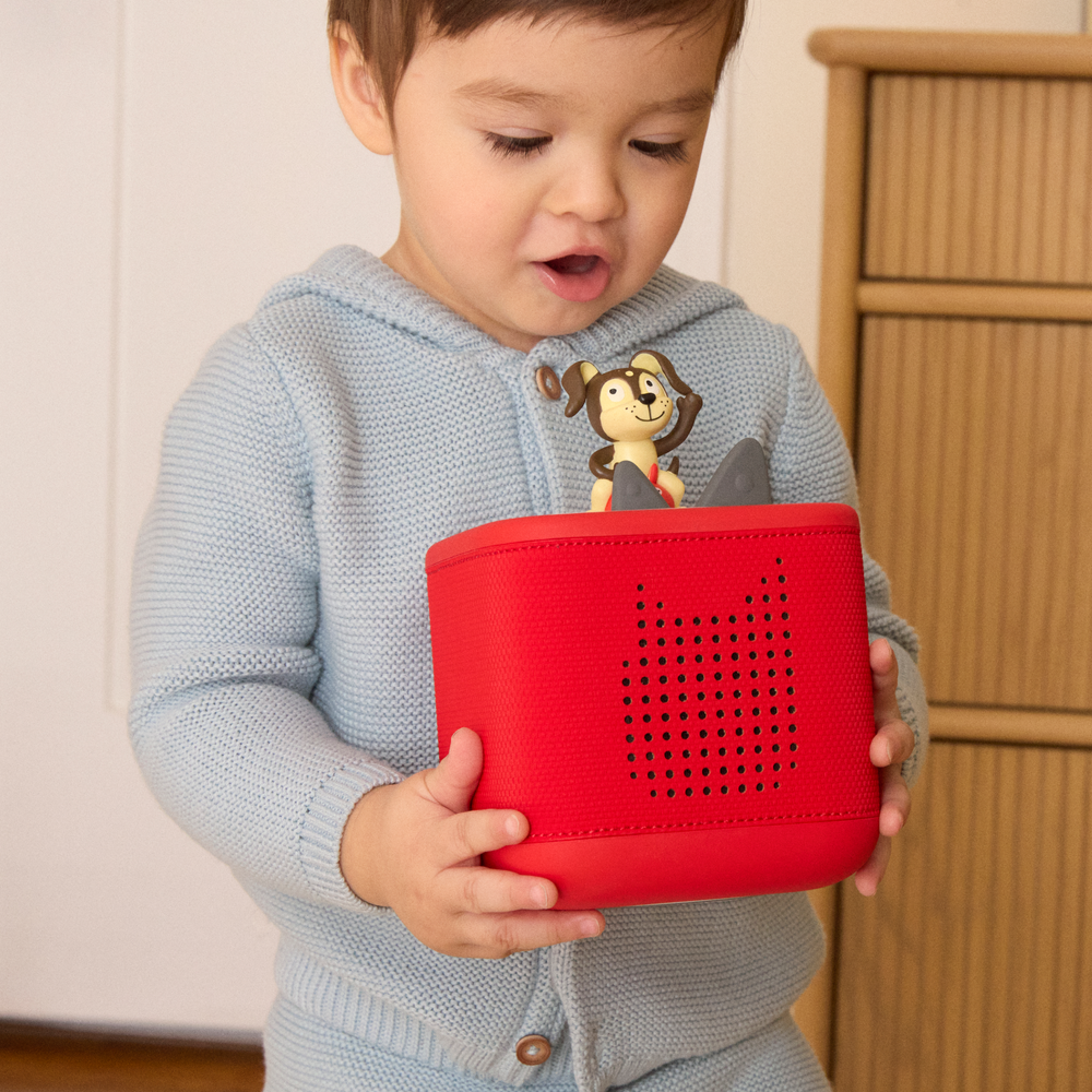 Tonies - Tonies Playtime Puppy Toniebox 2 Starter Set - Sunset Red - Electronics