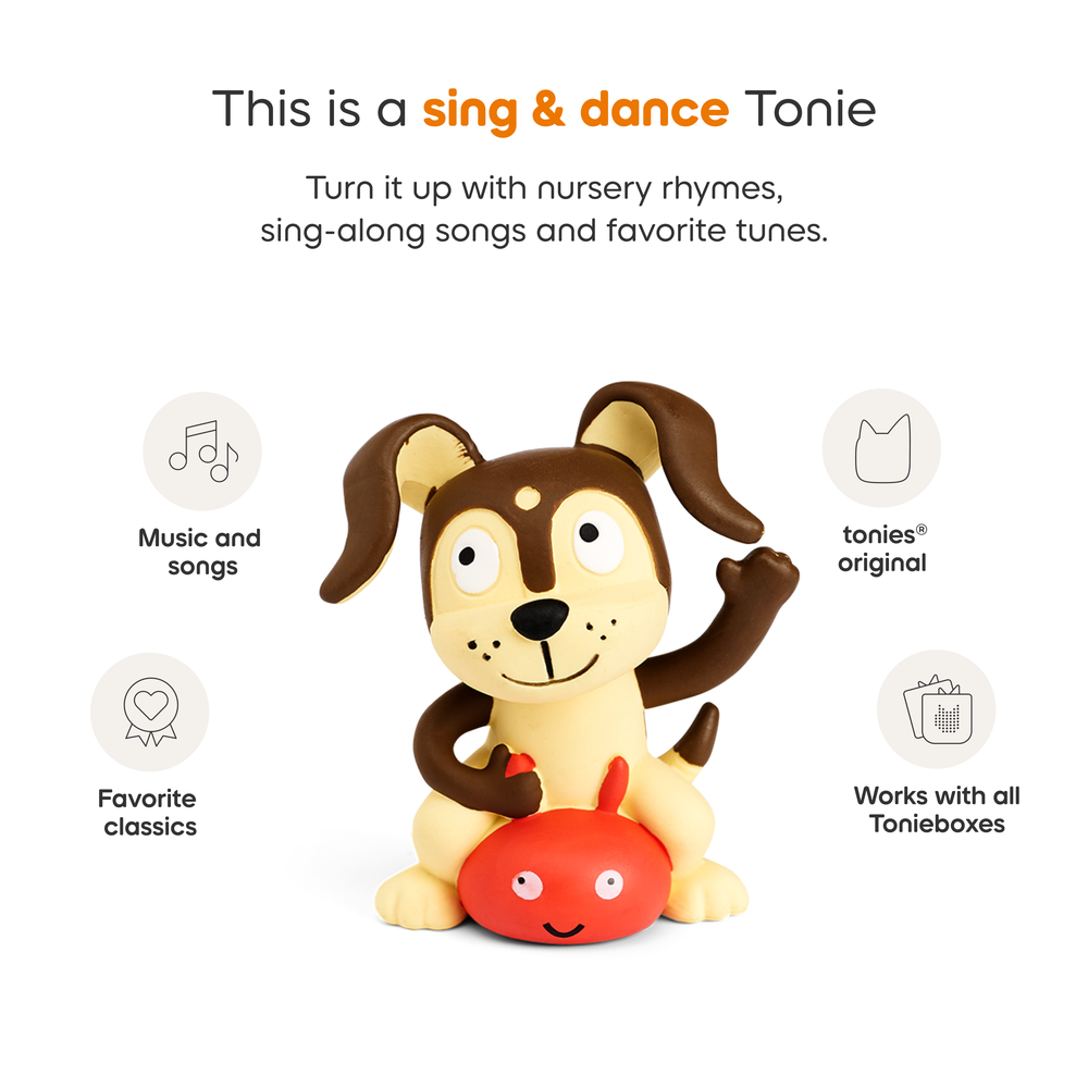 Tonies - Tonies Playtime Puppy Toniebox 2 Starter Set - Sunset Red - Electronics