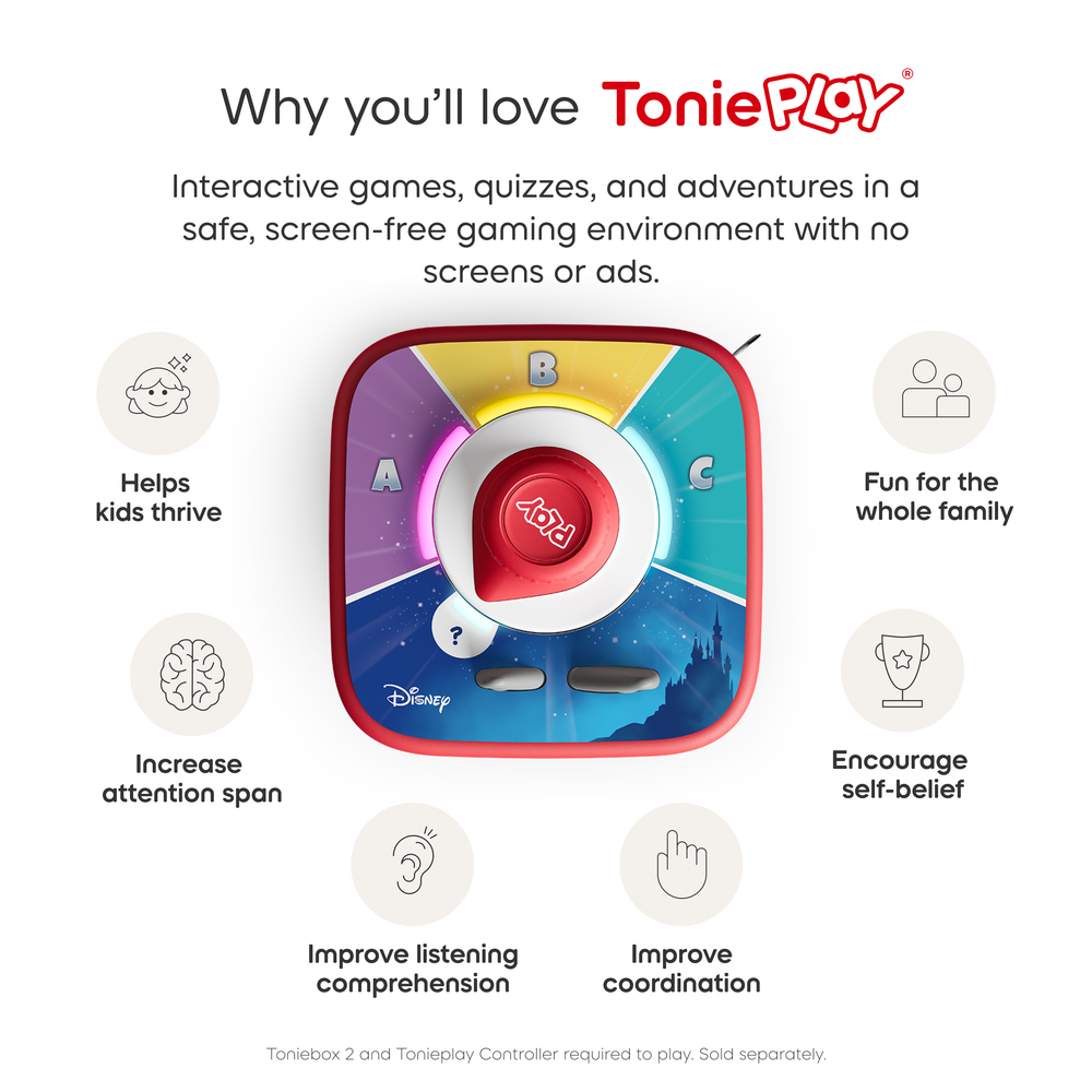 Tonies - Tonies Tonieplay Disney: Quiz Kingdom Game - Electronics