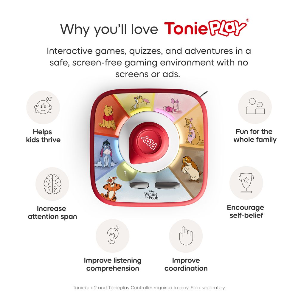 Tonies - Tonies Tonieplay Disney Winnie the Pooh: Tigger's Mix-Up Fix-Up Game - Electronics