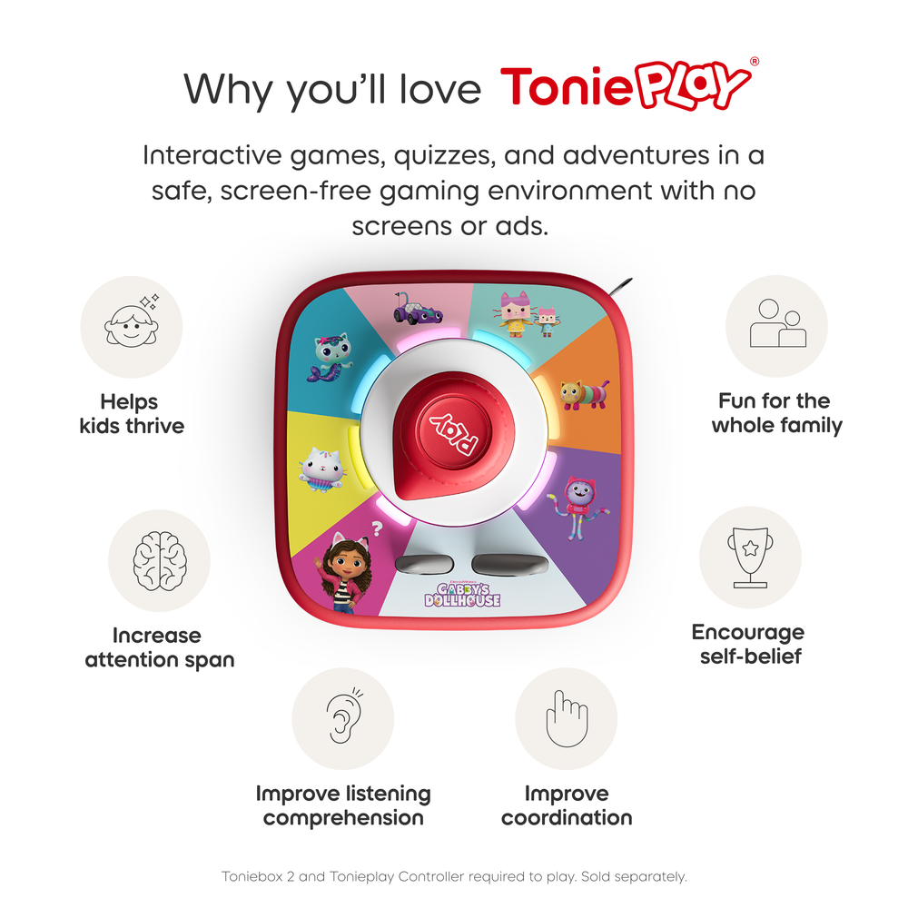 Tonies - Tonies Tonieplay Gabby's Dollhouse: Gabby's Cat-tastic Scavenger Hunt - Electronics