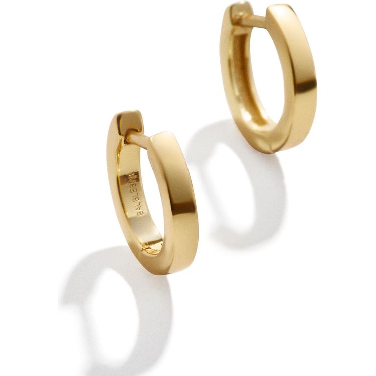 Minibar by BaubleBar - Tori 18K Gold Kids' Huggie Hoop Earrings - Trend Accessories