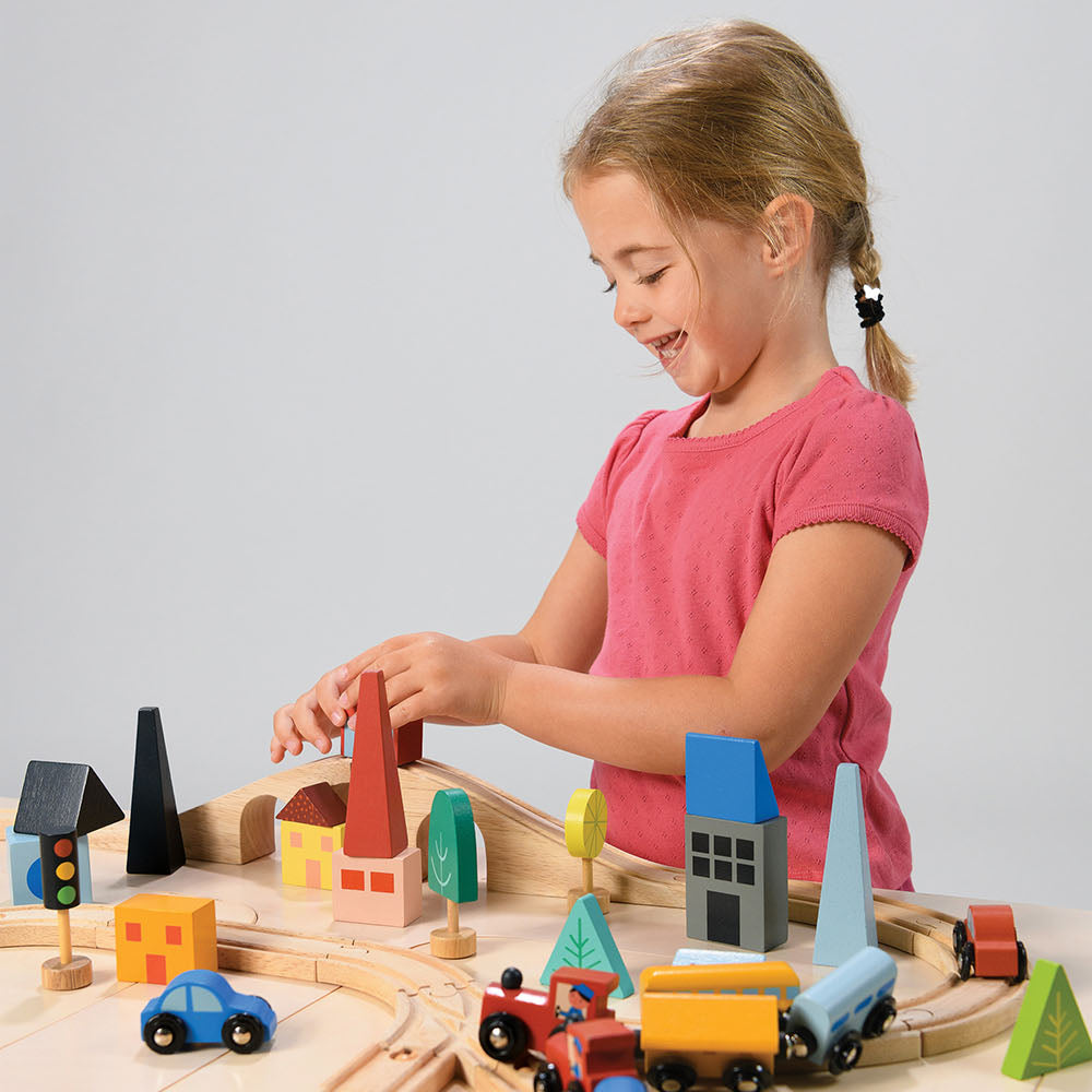 Mentari - Town Train Set - Preschool