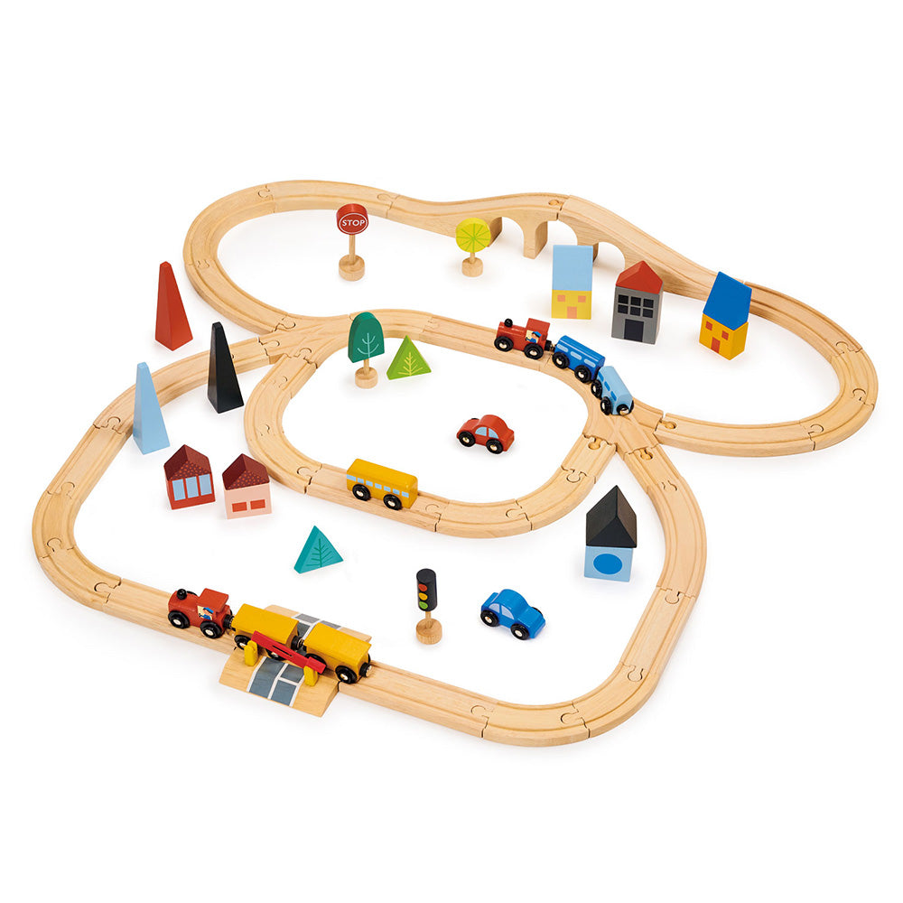 Mentari - Town Train Set - Preschool