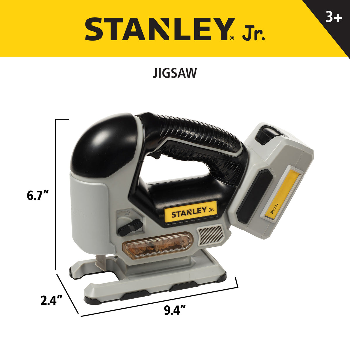 Stanley Jr. - Toy Power Tool Jigsaw Pretend Play - Preschool