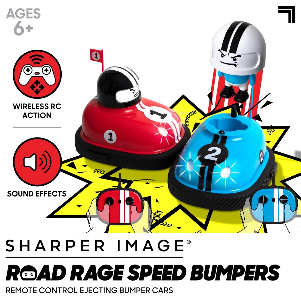 Sharper Image - Toy RC Speed Bumper Road Rage - Vehicles