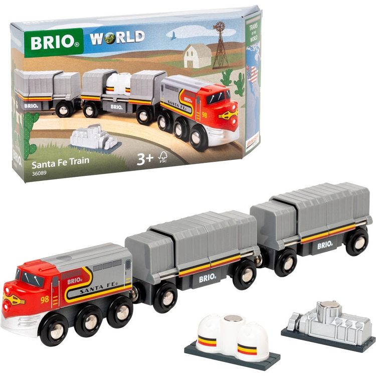 Brio - Trains of the World – Santa Fe Train - Preschool