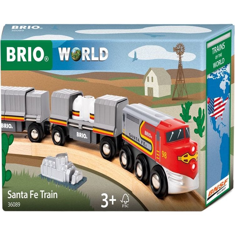 Brio - Trains of the World – Santa Fe Train - Preschool