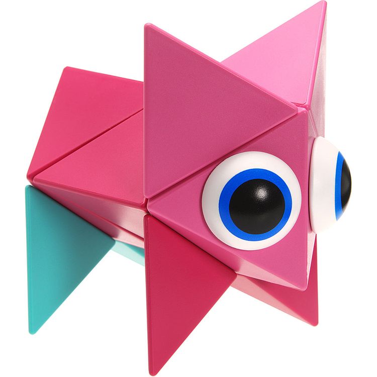 Trido - Trido Flamingo Small Magnet Building Set - 12 Pieces - Preschool