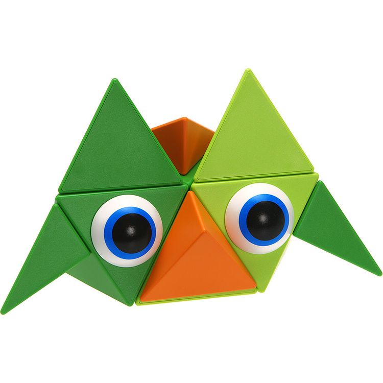 Trido - Trido Jungle Small Magnet Building Set - 12 Pieces - Preschool