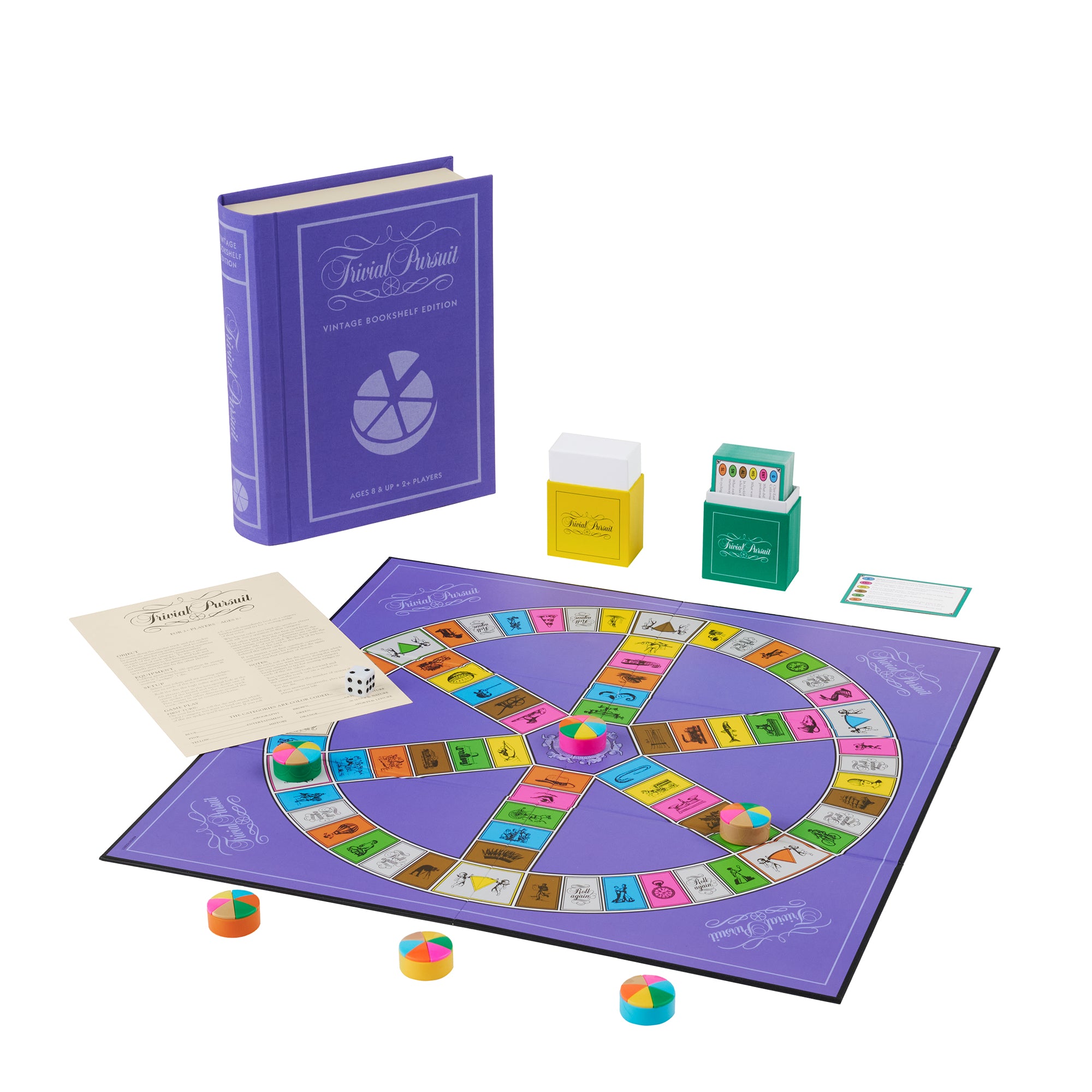 WS Game Company - Trivial Pursuit Vintage Bookshelf Edition - Games