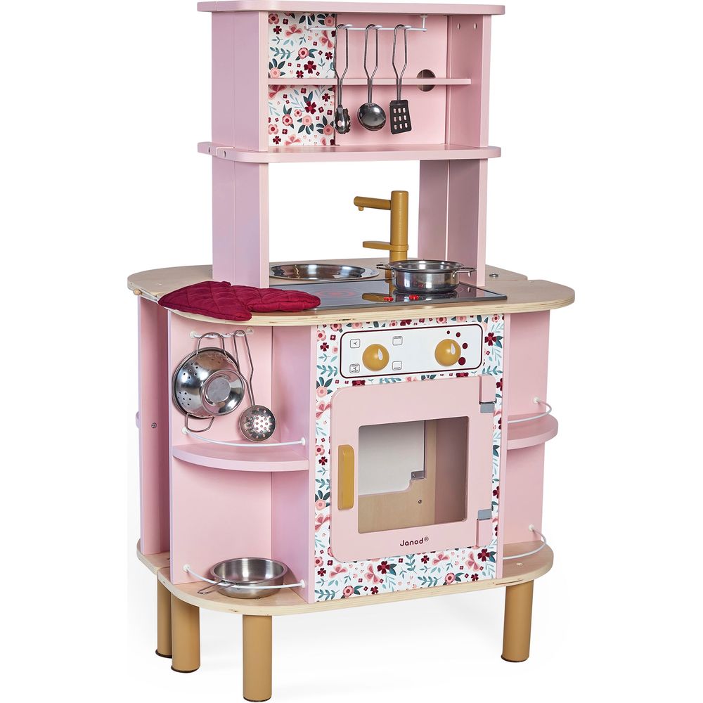 Janod - Twist Cooker Expanding Kitchen - Preschool