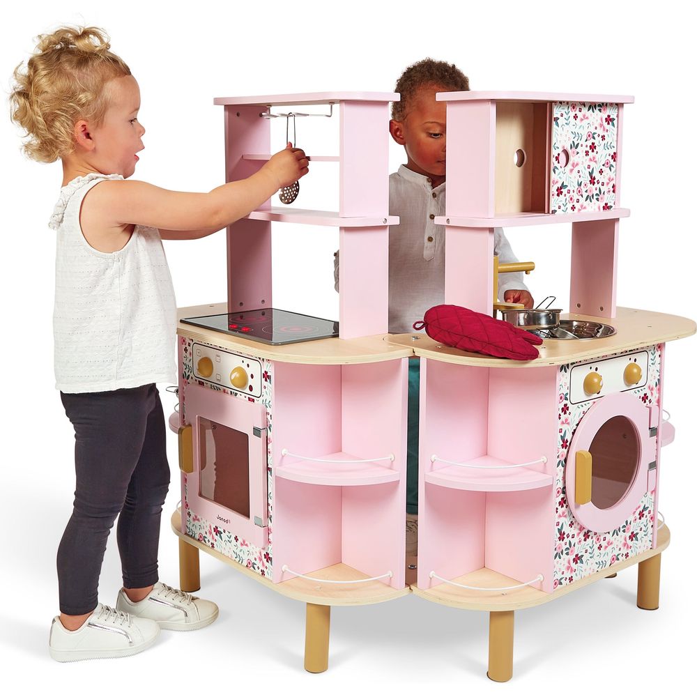 Janod - Twist Cooker Expanding Kitchen - Preschool