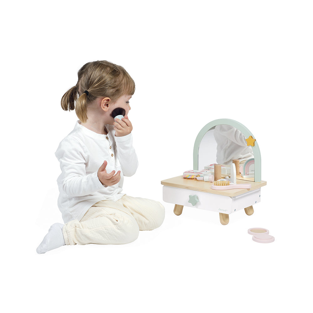 Janod - Unicorn Mini Dressing Table - Preschool