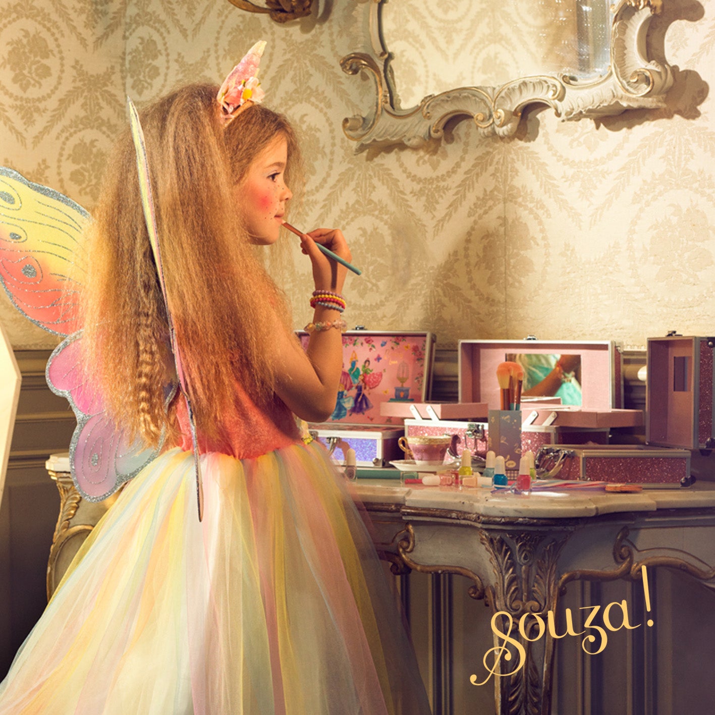 Souza - Valerie Fairy Costume Dress & Wings Set - 5-7 Years - Dress up