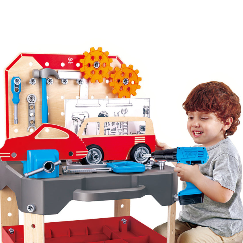 Hape - Vehicle Service & Repair Workbench - Preschool