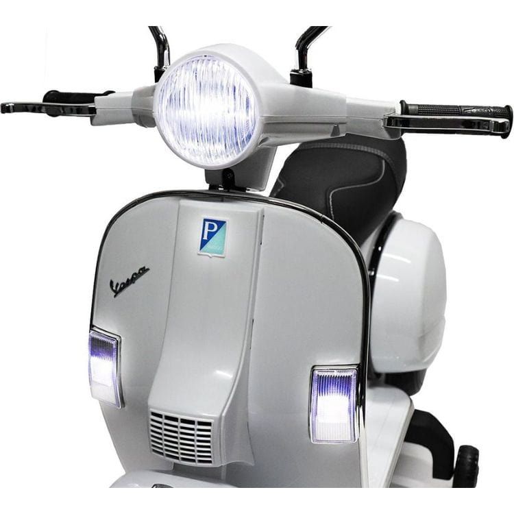 Best Ride on Cars - Vespa Scooter 12V White - Outdoor