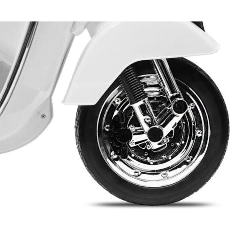 Best Ride on Cars - Vespa Scooter 12V White - Outdoor