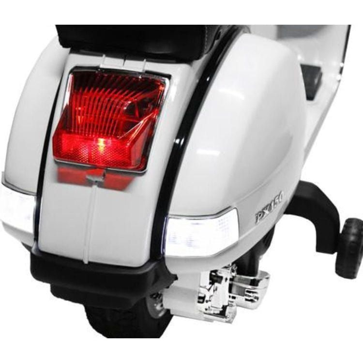 Best Ride on Cars - Vespa Scooter 12V White - Outdoor