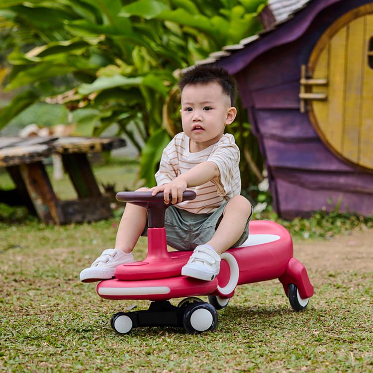 Hape - Wiggle & Giggle Car - Red - Preschool