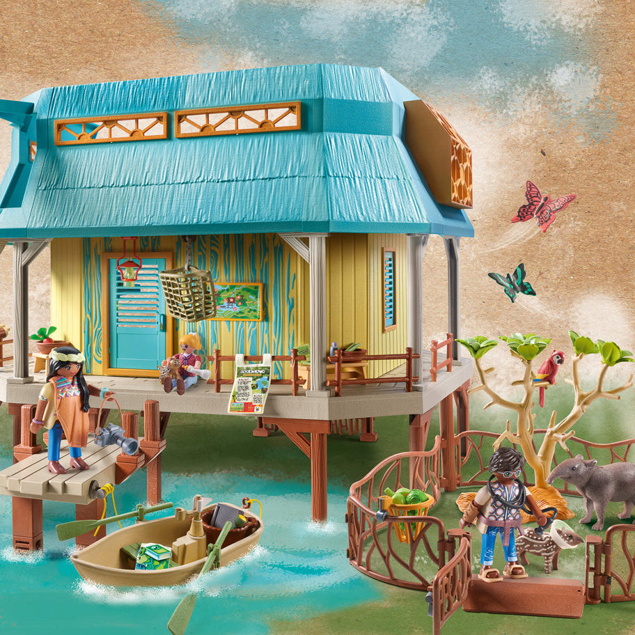 Playmobil - Wiltopia Animal Care Station Playset - Preschool