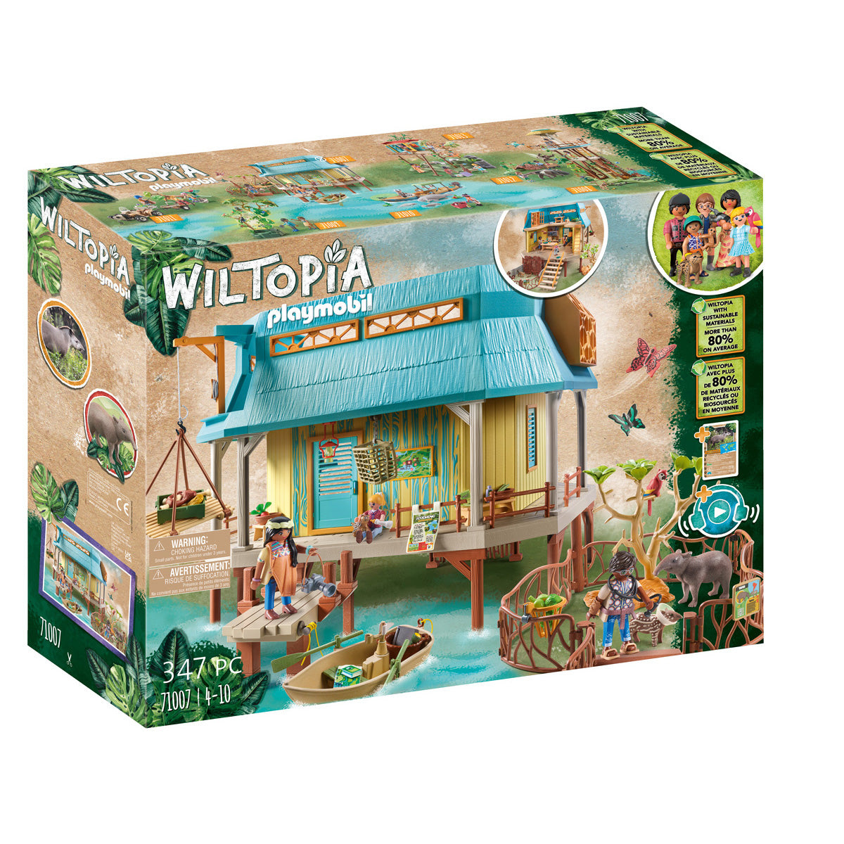 Playmobil - Wiltopia Animal Care Station Playset - Preschool