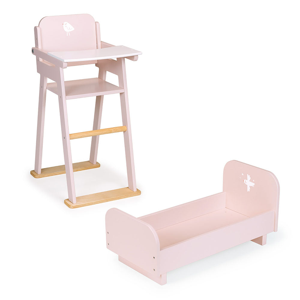 Mentari - Wood Baby Doll Furniture Bundle - Dolls