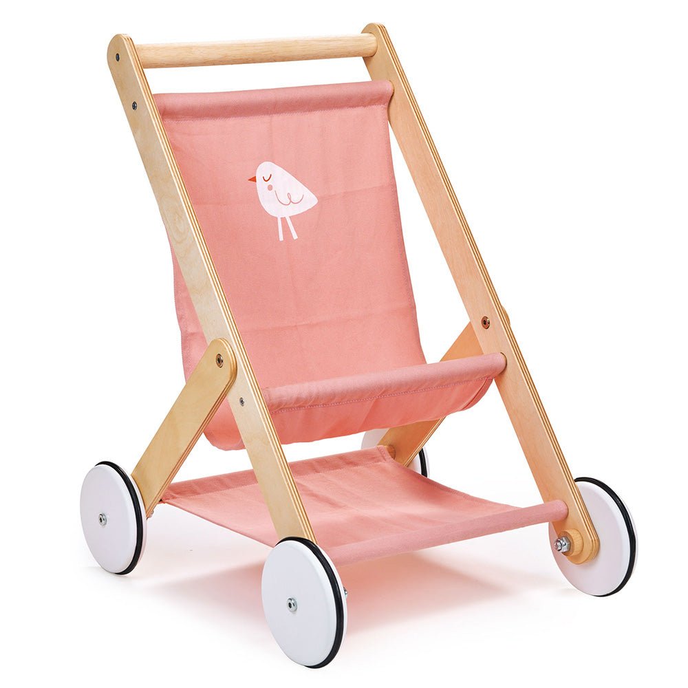 Mentari - Wood Baby Doll Stroller - Dolls