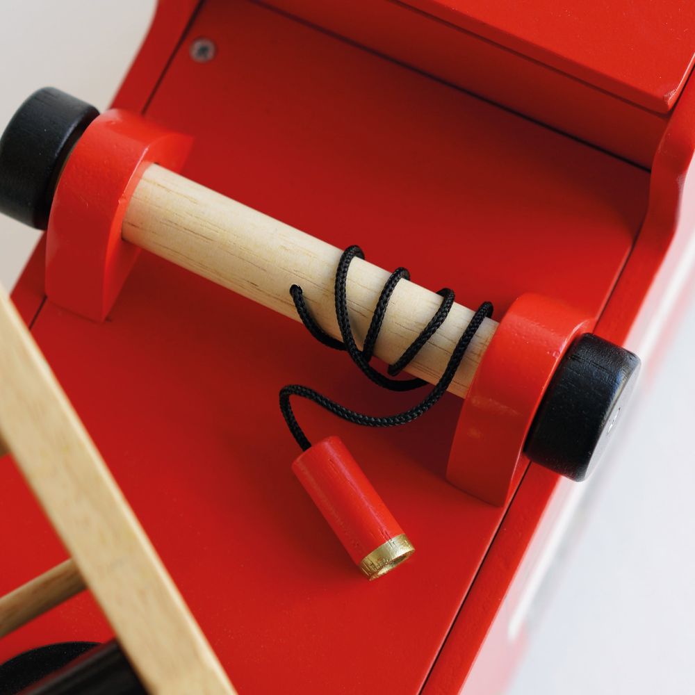 Le Toy Van - Wood Fire Engine with Firefighters - Preschool