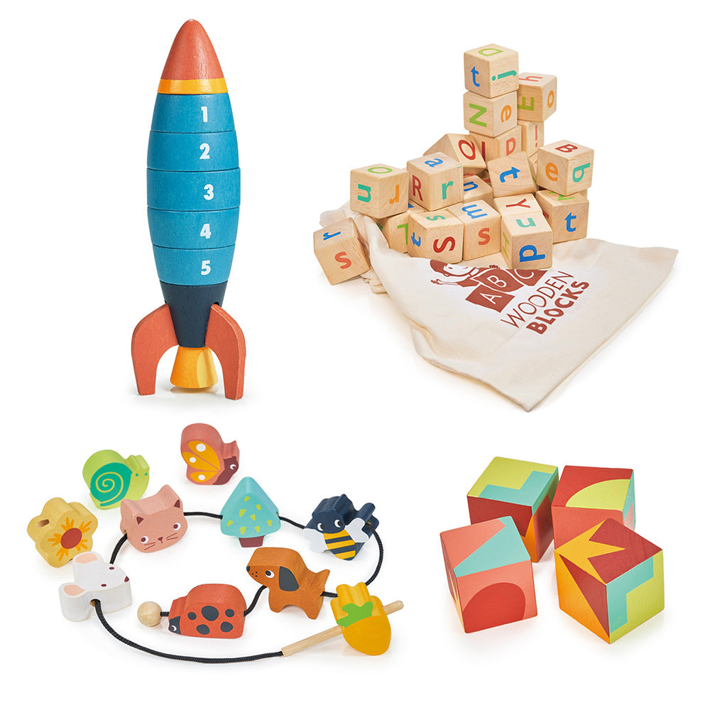 Mentari - Wood Learning Toys Bundle - Infants