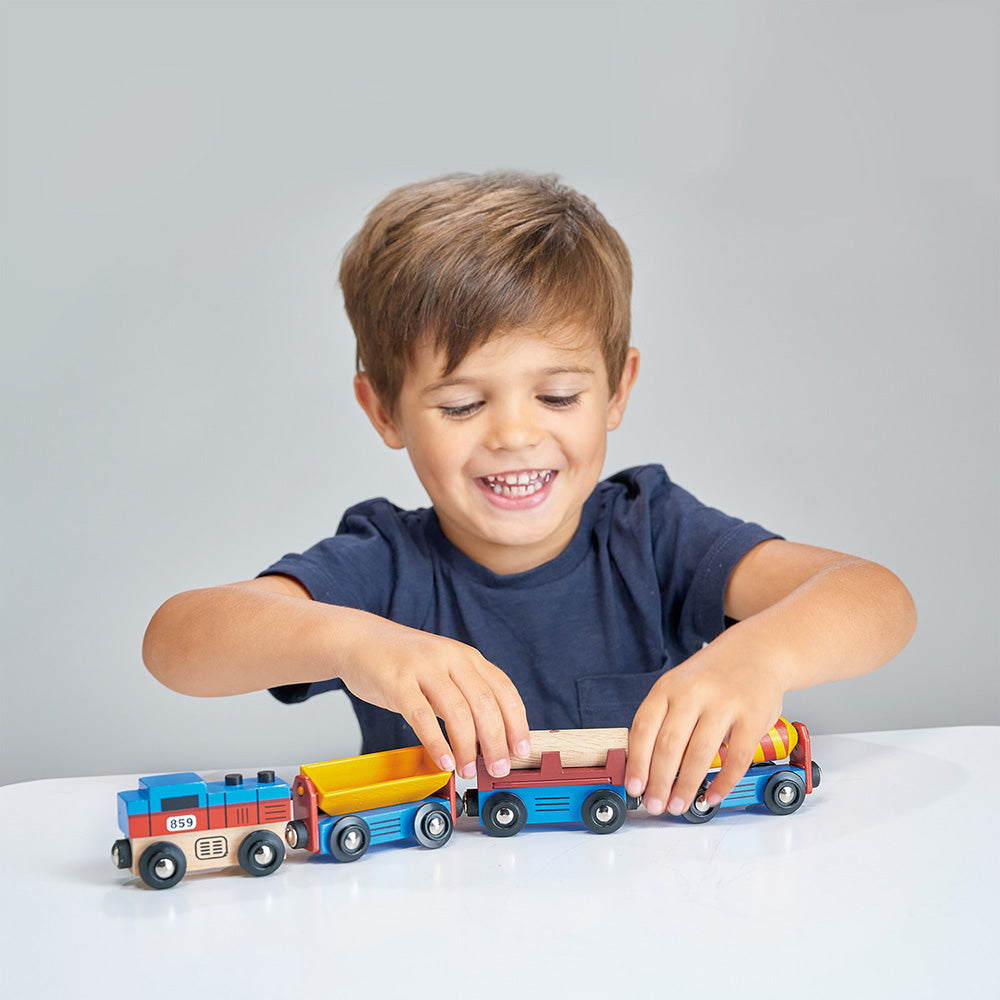 Mentari - Wood Trains Bundle - Preschool