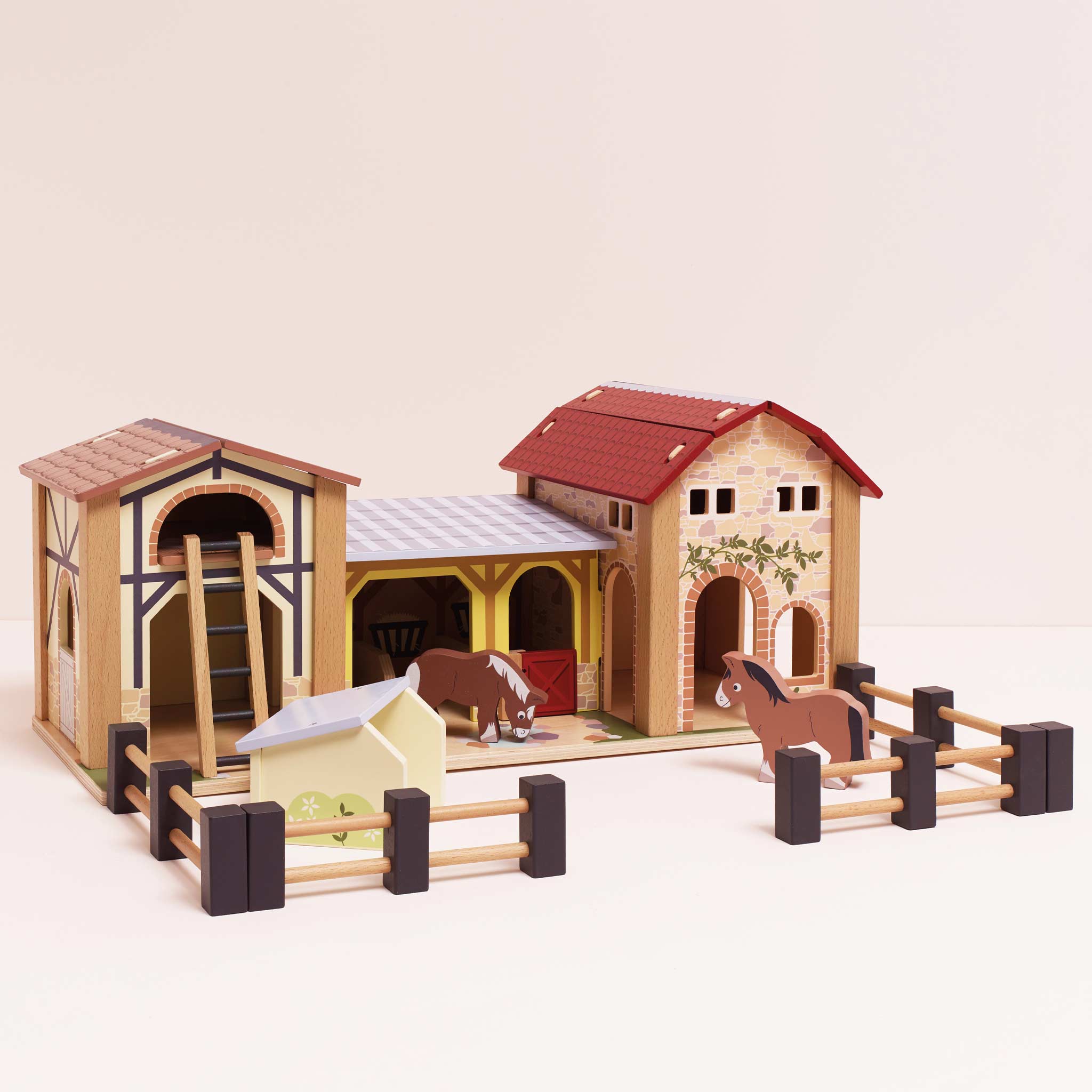 Le Toy Van - Wooden Farmyard Stables - Preschool