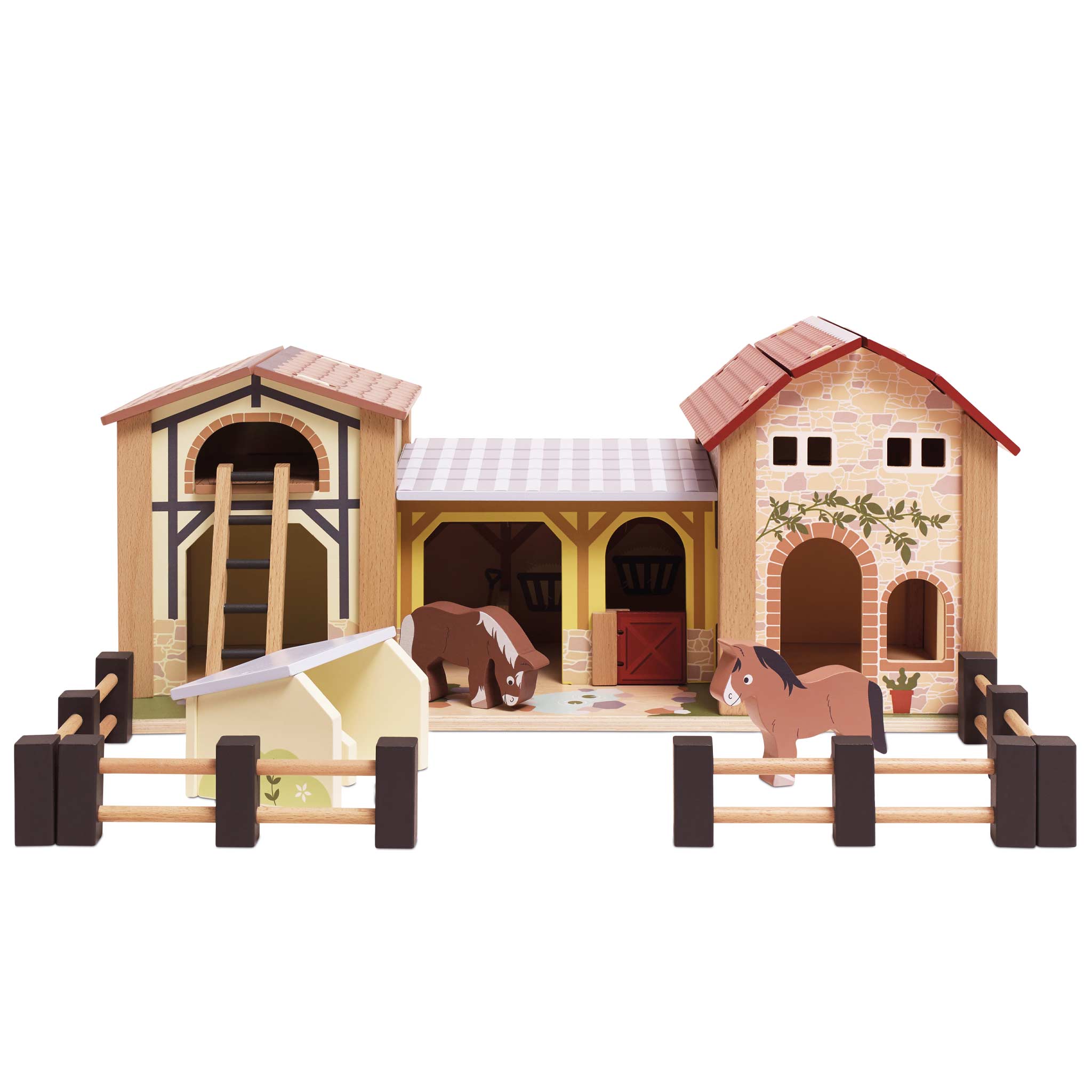 Le Toy Van - Wooden Farmyard Stables - Preschool