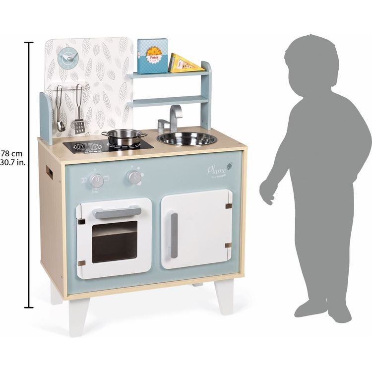 Janod - Wooden Feather Kitchen Set - Preschool