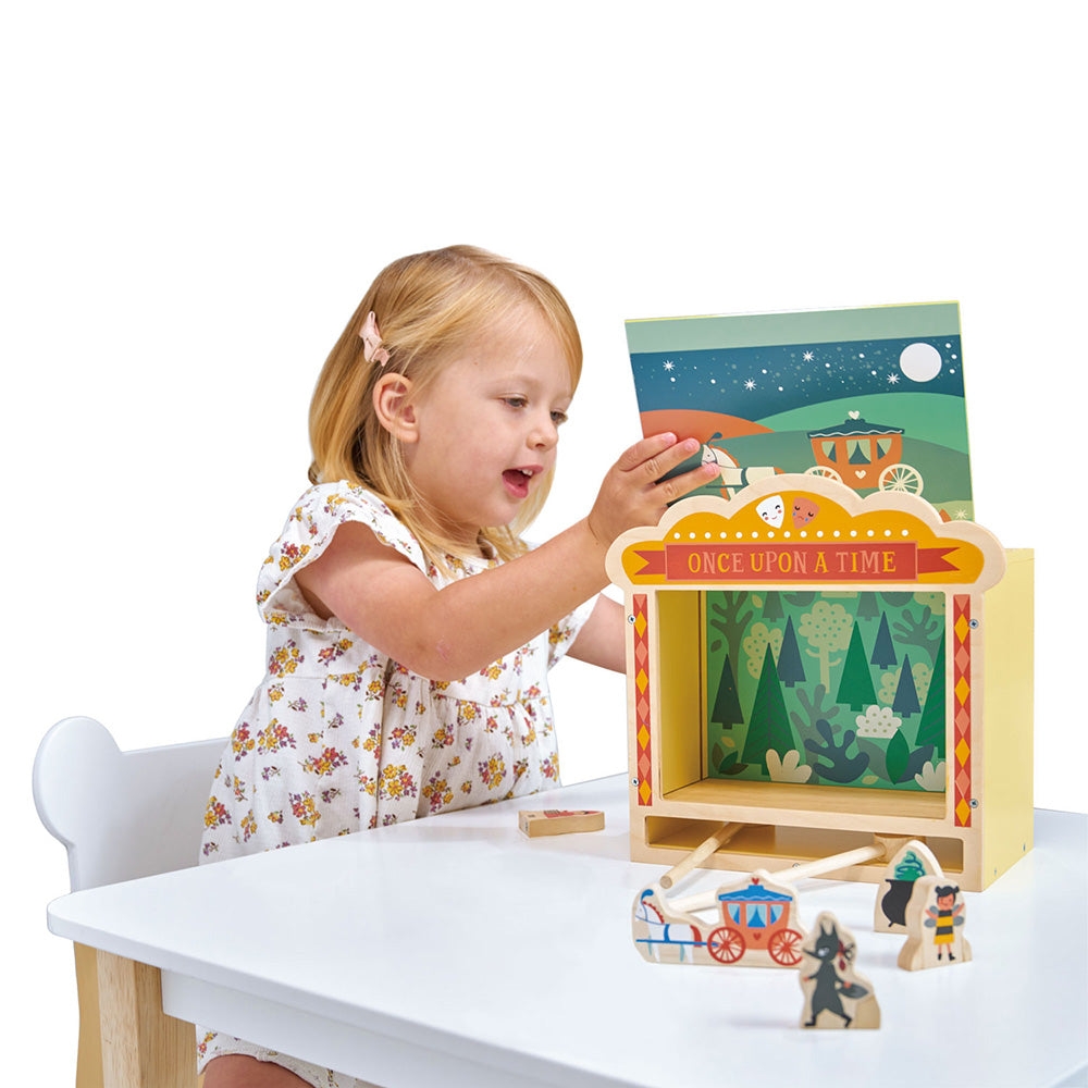 Mentari - Wooden Tabletop Theatre - Preschool