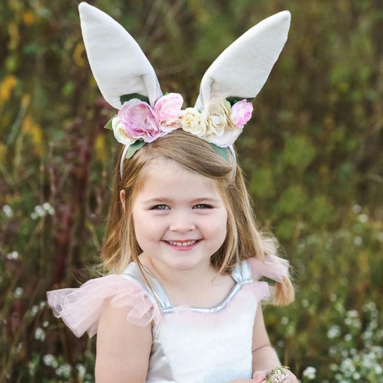 Great Pretenders - Woodland Bunny Dress & Headpiece - Size 5-6 Years - Dress up