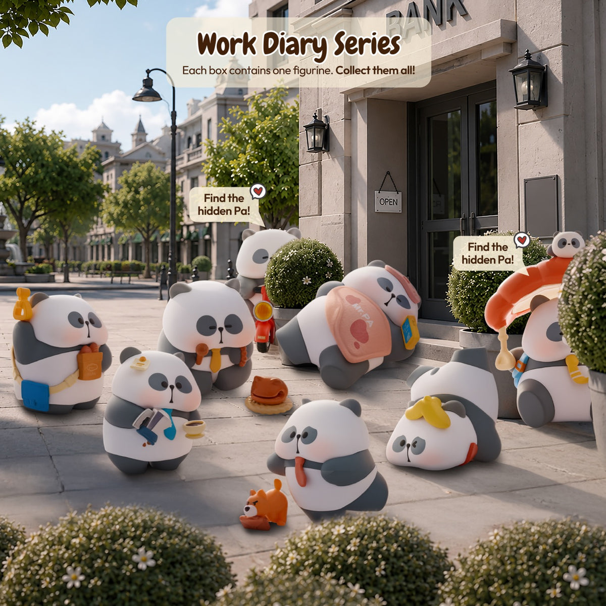 Iconic Drops - Work Diary Figure Blind Box - Collectibles