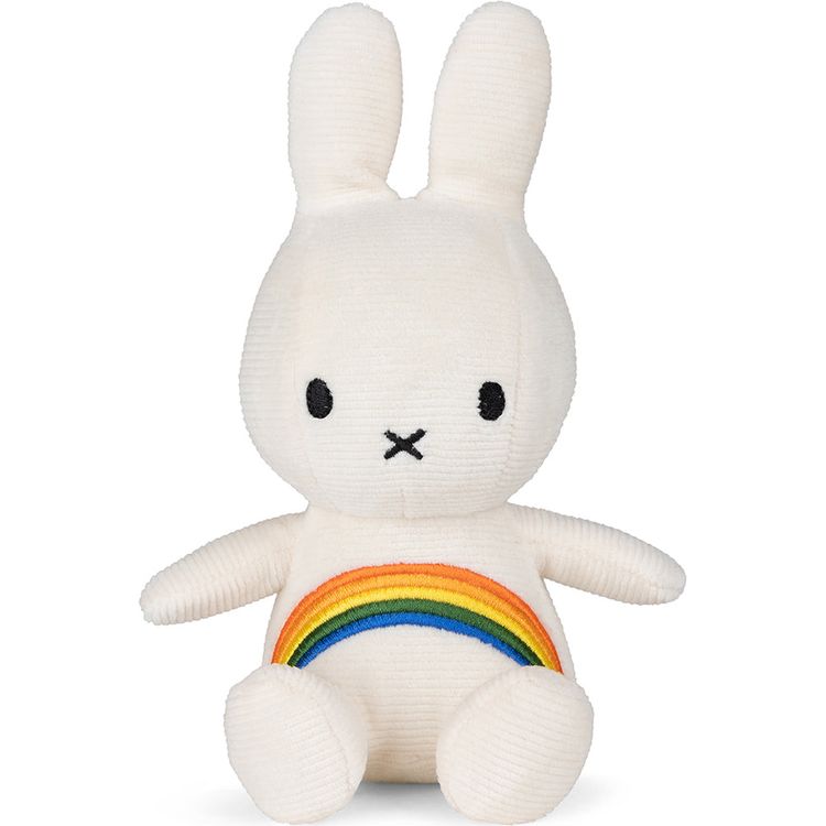 Miffy Rainbow 7" Plush - Off White