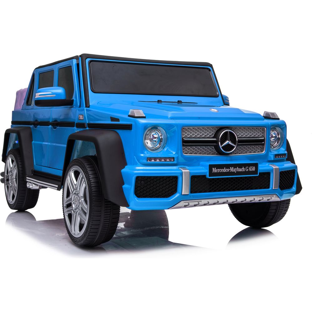 12V Mercedes Maybach G650 Landaulet 1-Seater Ride-On Car - Blue