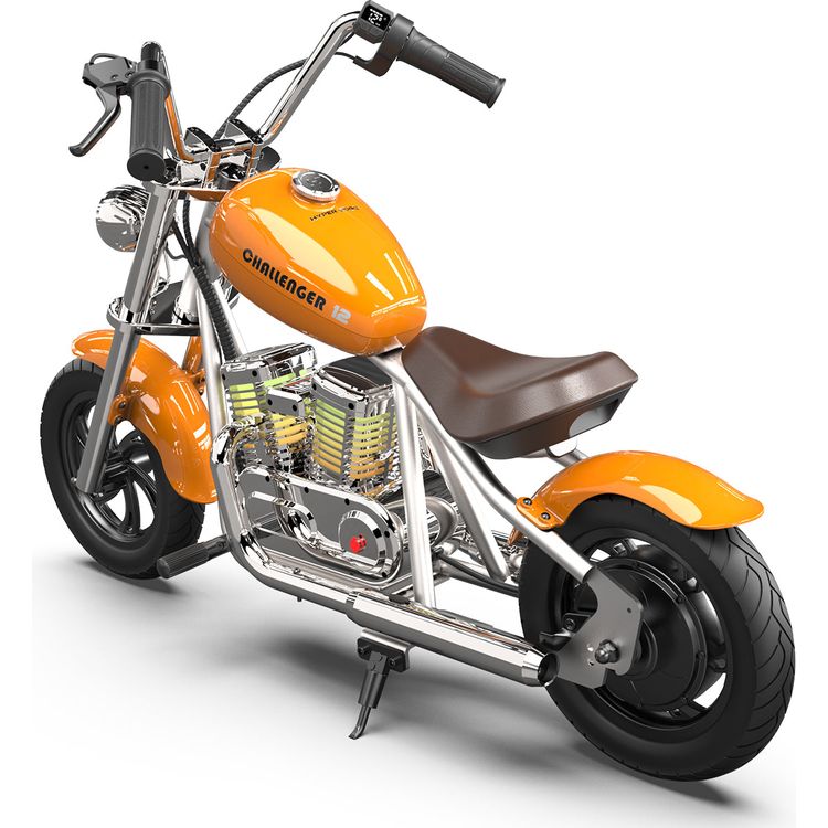 Hyper Gogo Challenger 12 Plus Kids Motorcycle with App - Orange