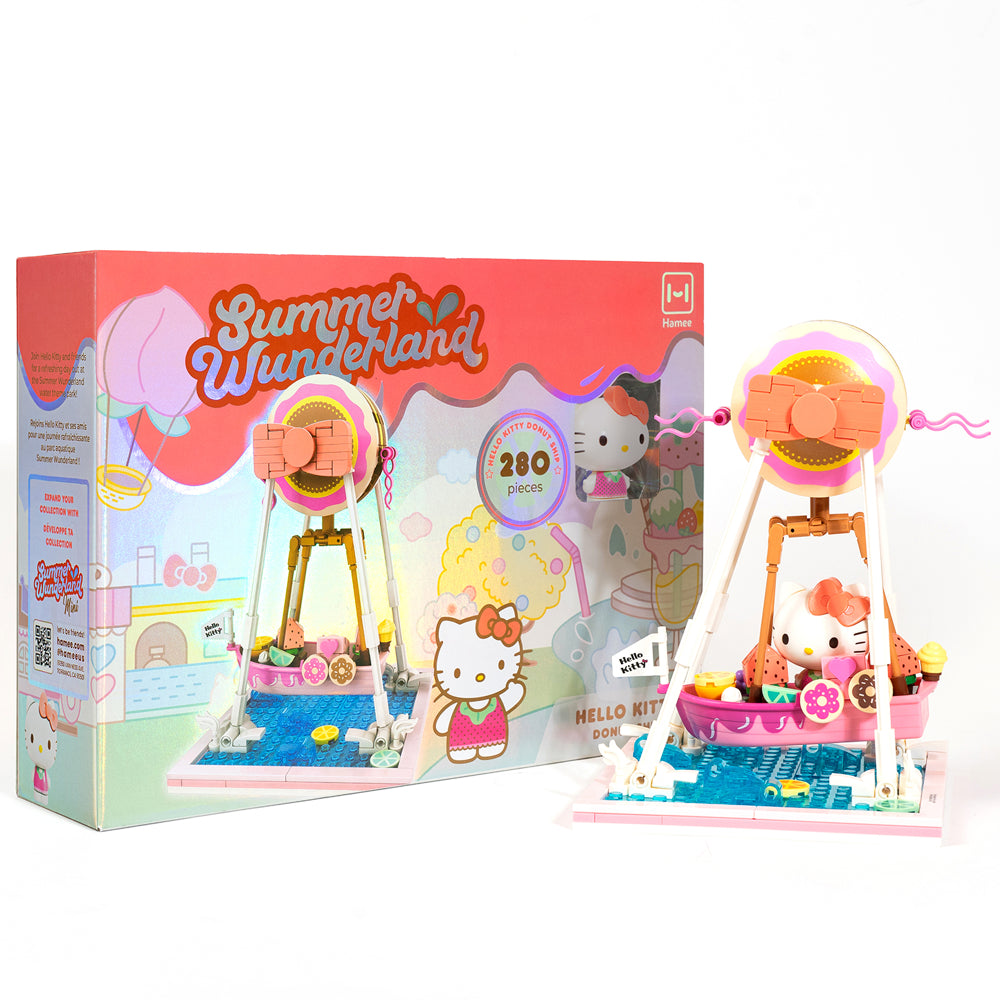 HELLO KITTY まとめ売り Sanrio Building Blocks Summer Wunderland - Hello Kitty Donut Ship