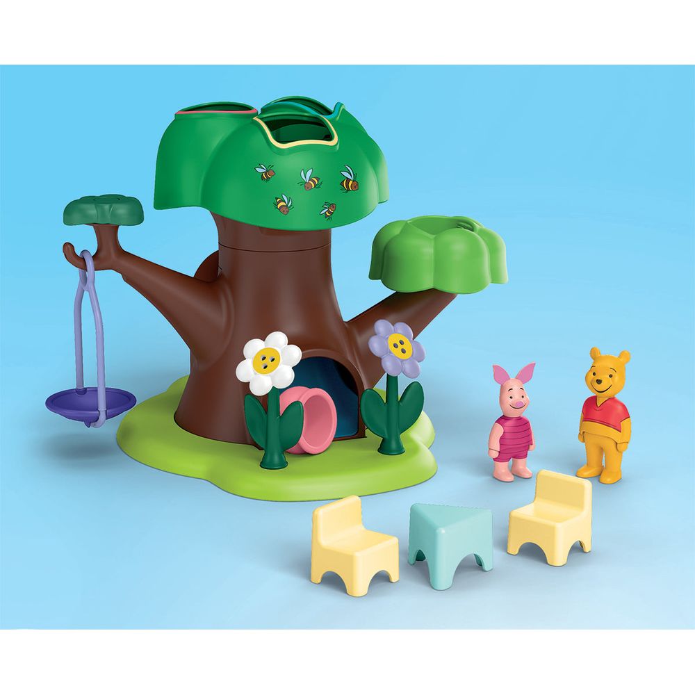 Playmobil Junior & Disney: Winnie the Pooh's & Piglet's Tree House Playset