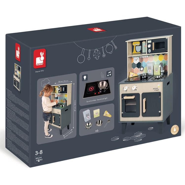 Big Wooden Mosaic Kitchen