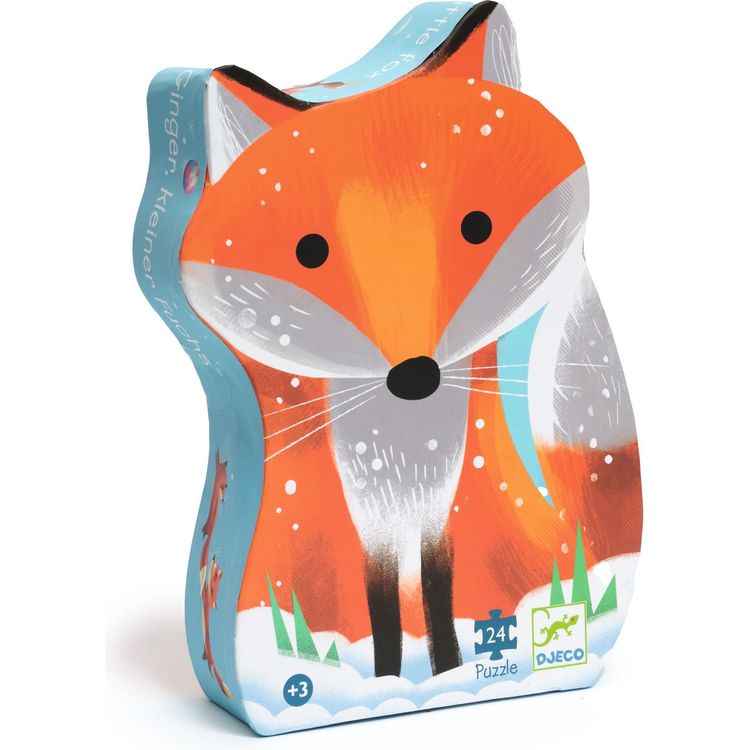 Ginger Little Fox 24 Piece Silhouette Jigsaw Puzzle
